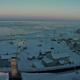 Utqiagvik, Alaska, November 13 2018. Sea ice is just beginning to form offshore.